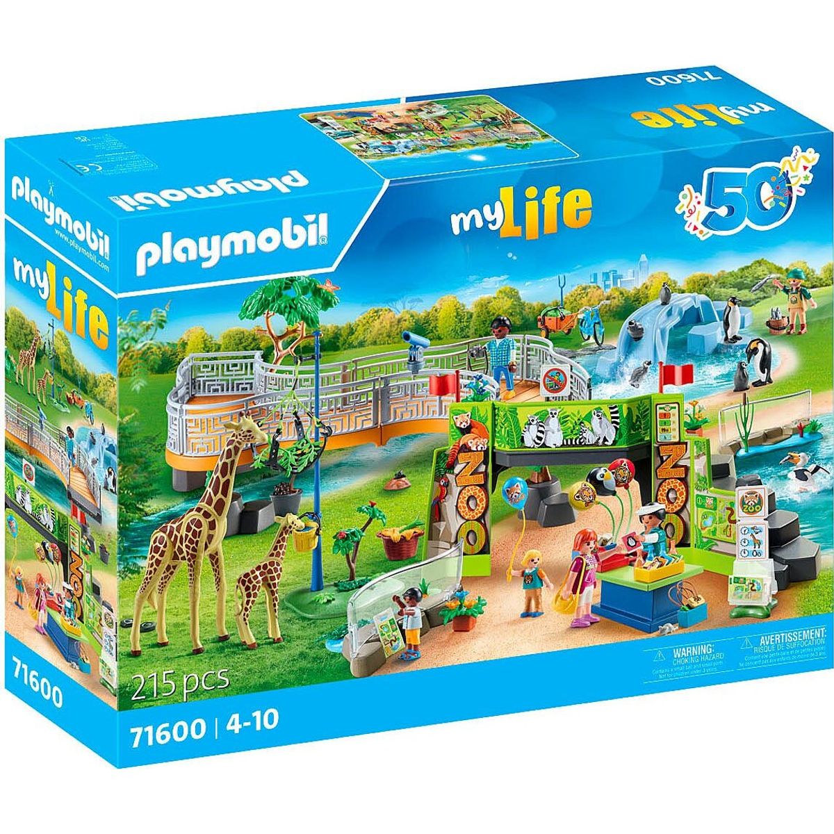 Playmobil Mylife - Stor Zoo I Byen Legesæt - 71600