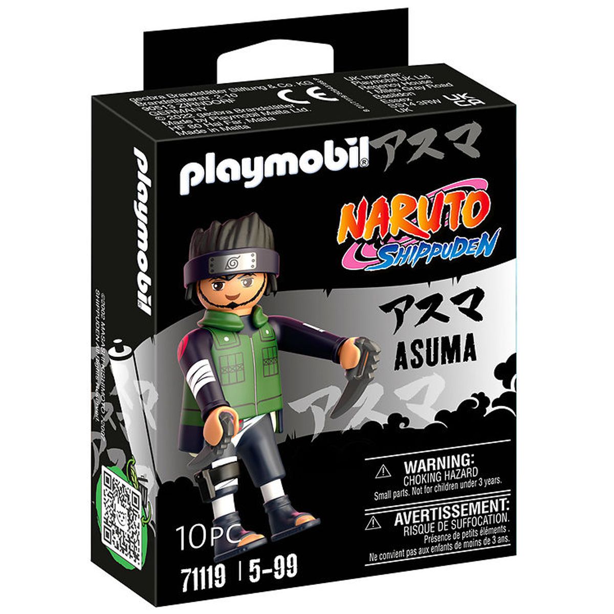 Playmobil Naruto - Asuma - 71119 - 10 Dele