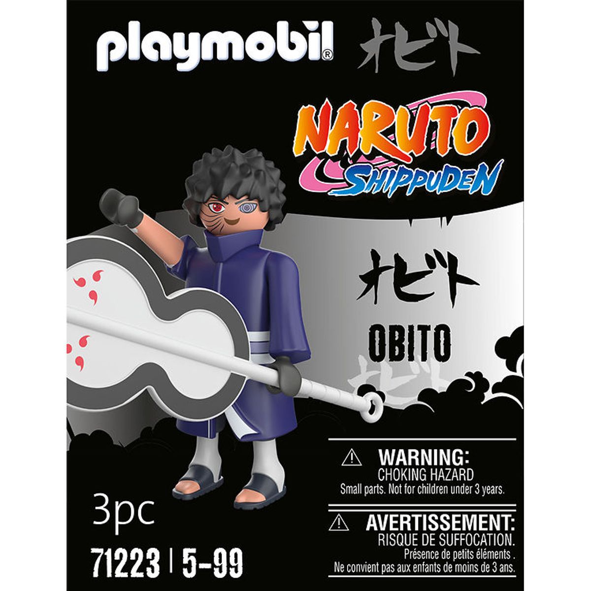 Playmobil Naruto - Obito - 71223 - 3 Dele