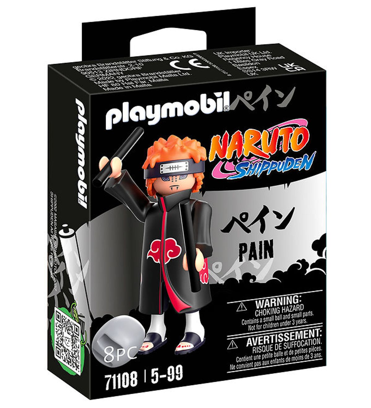 Playmobil Naruto - Pain - 71108 - 8 Dele