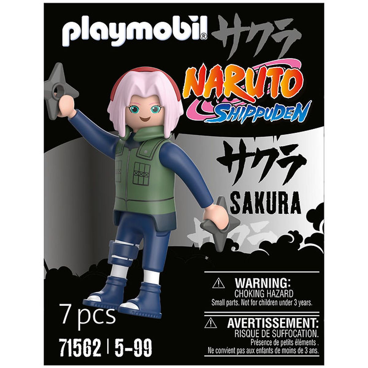 Playmobil Naruto - Sakura - 71562 - 7 Dele