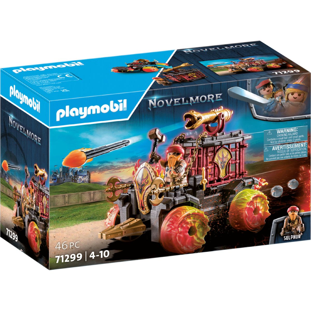 Playmobil Novelmore - Burnham Raiders - Ildkampvogn - 71299