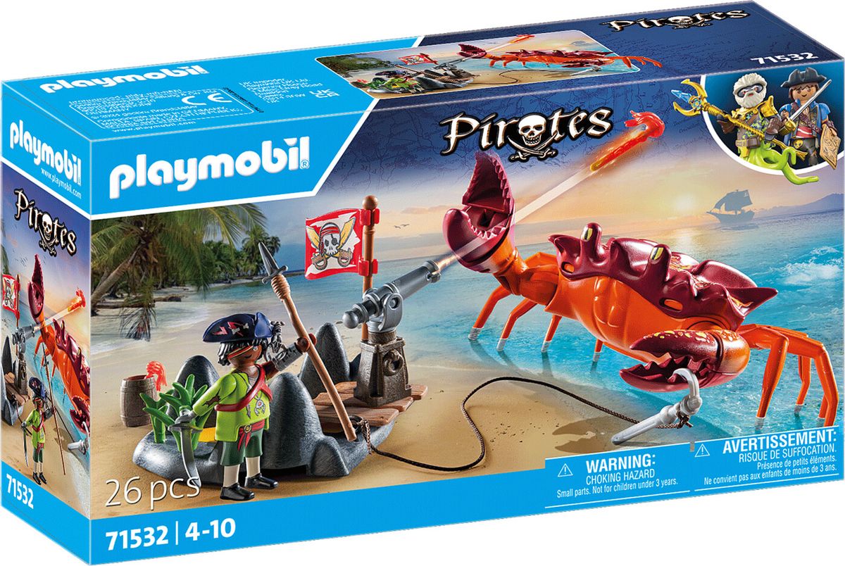 Playmobil Pirates - Kampen Mod Kæmpekrabben - 71532