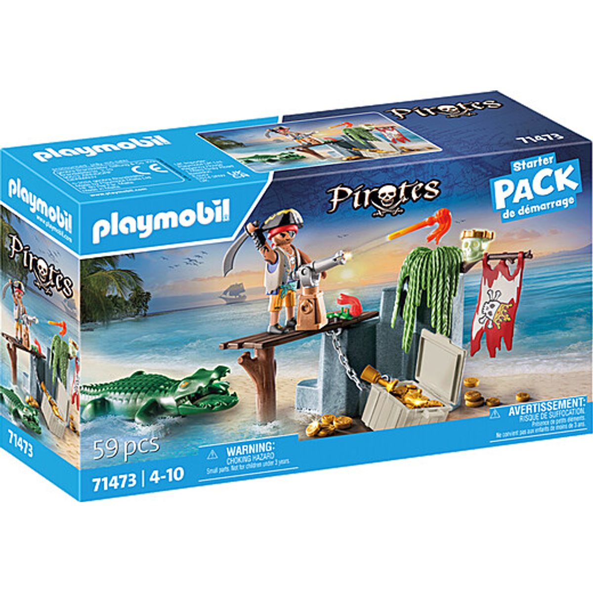 Playmobil Pirates - Pirat Med Alligator - 71473