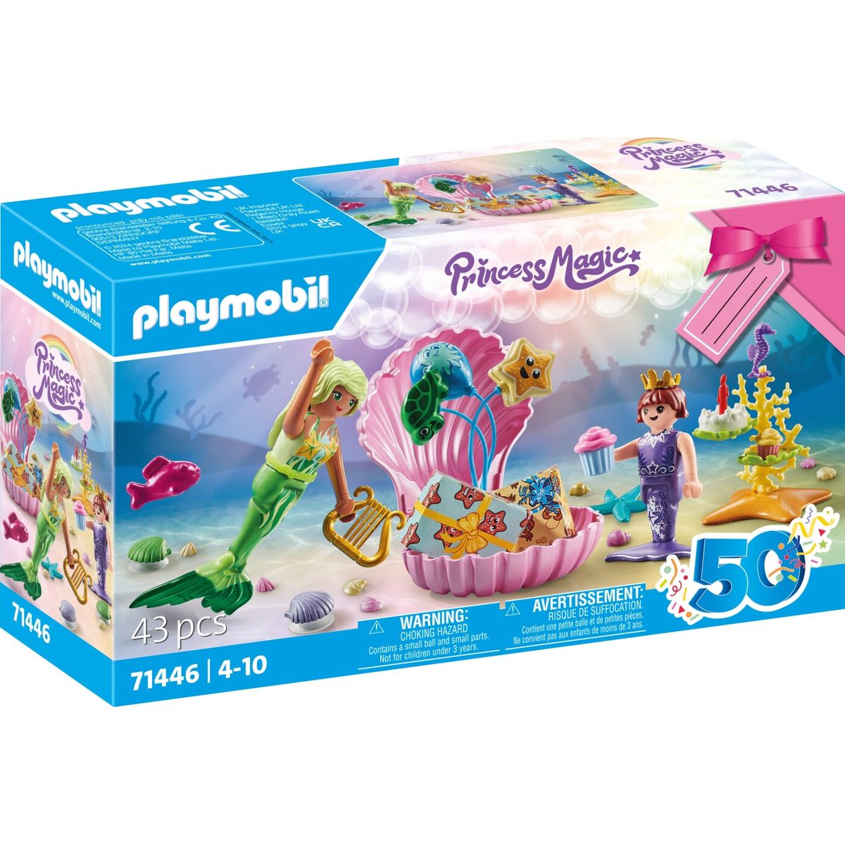 Playmobil Princess Magic - Havfruens Fødselsdag - 50 år - 71446