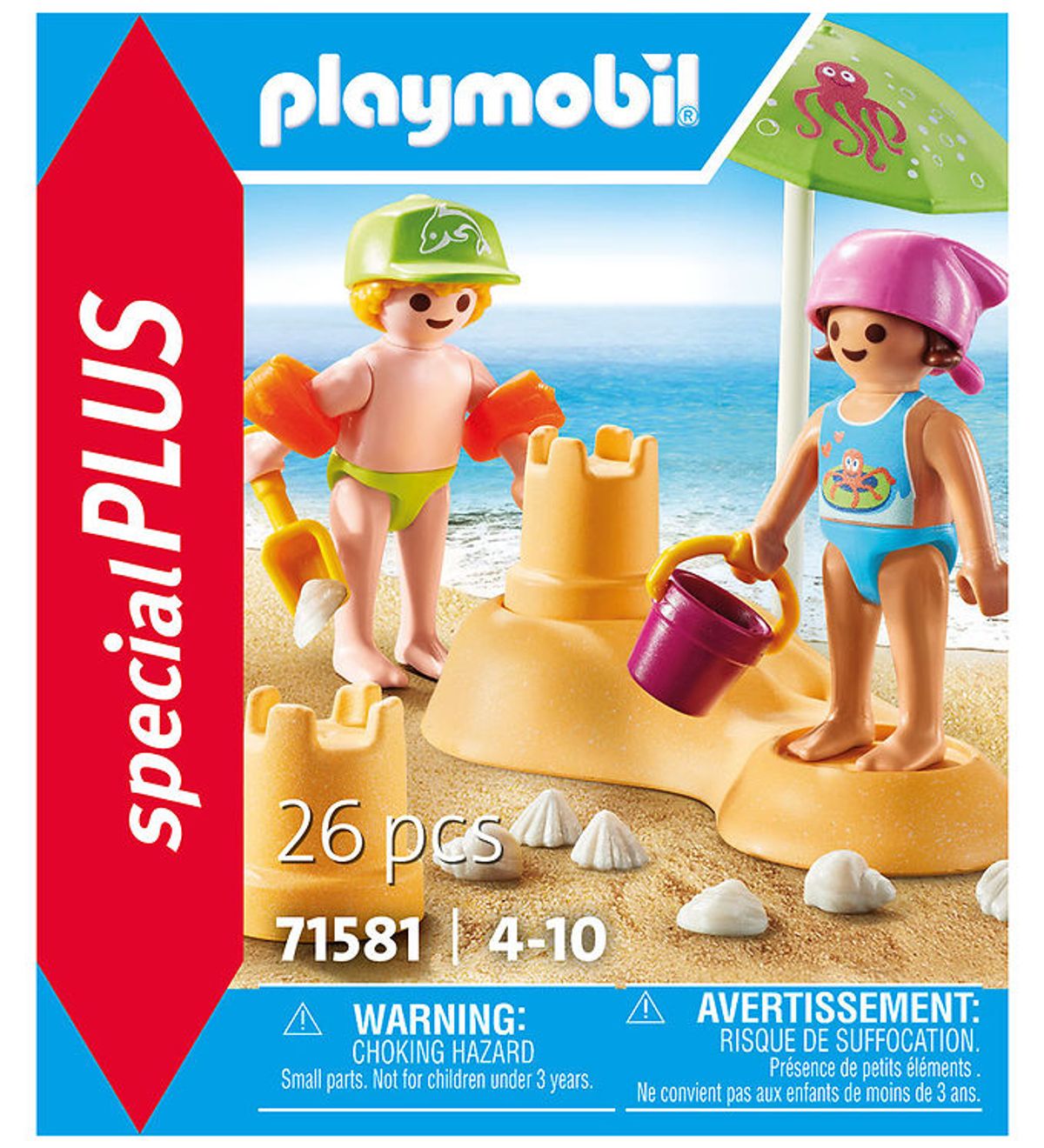 Playmobil SpecialPlus - Børn m. Sandslot - 71581 - 26 Dele