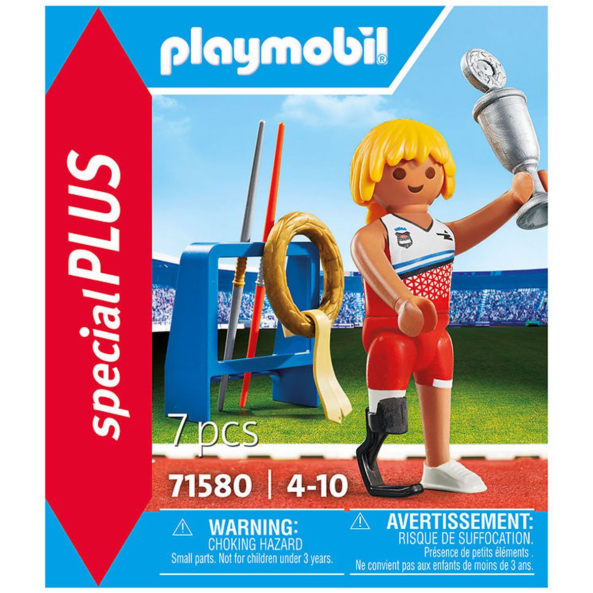 Playmobil SpecialPlus - Paralympisk Spydkaster - 71580 - 7 Dele