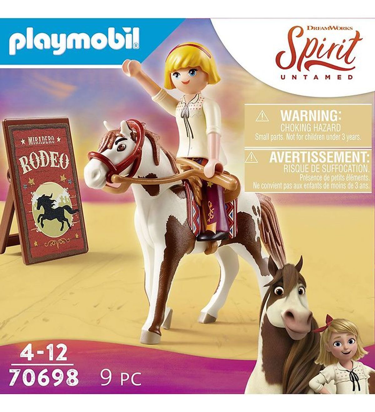 Playmobil Spirit - Rodeo Abigail - 70698 - 9 Dele