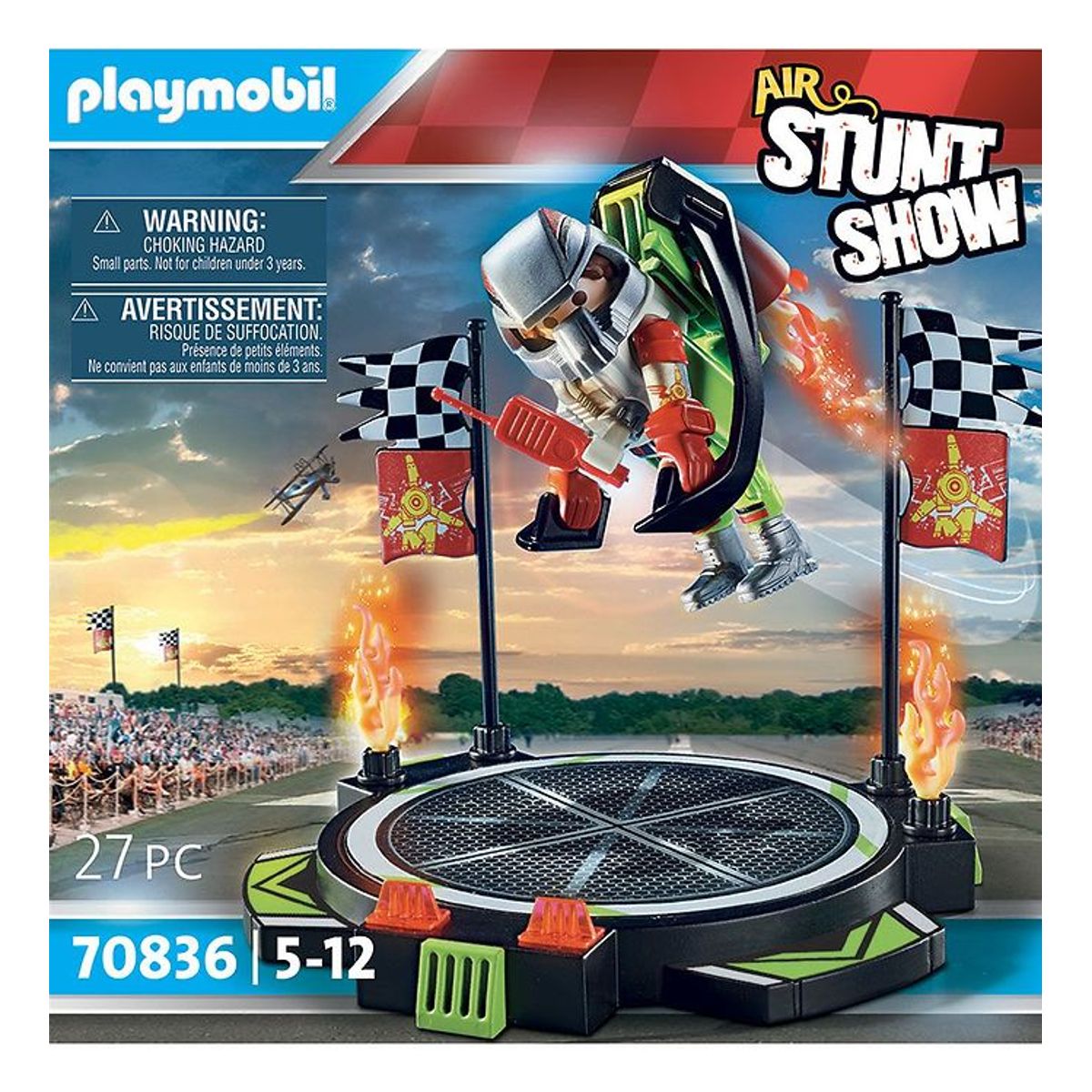 Playmobil Stuntshow - Jetpack-flyvemaskine - 70836 - 27 Dele