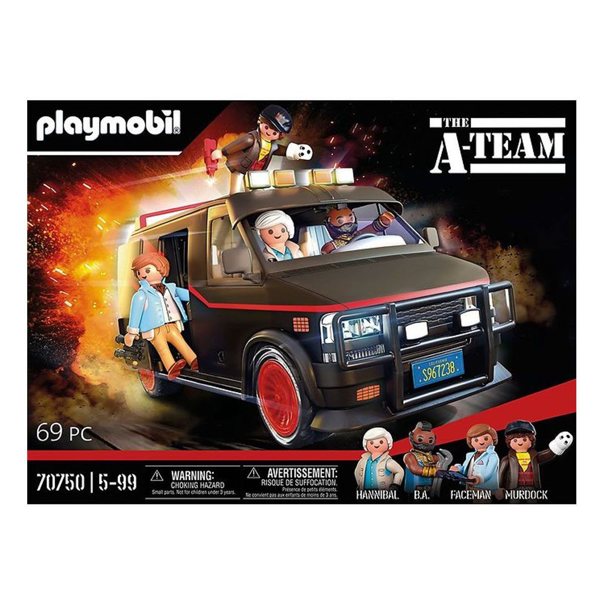 Playmobil - The A-Team Van - 70750 - 69 Dele