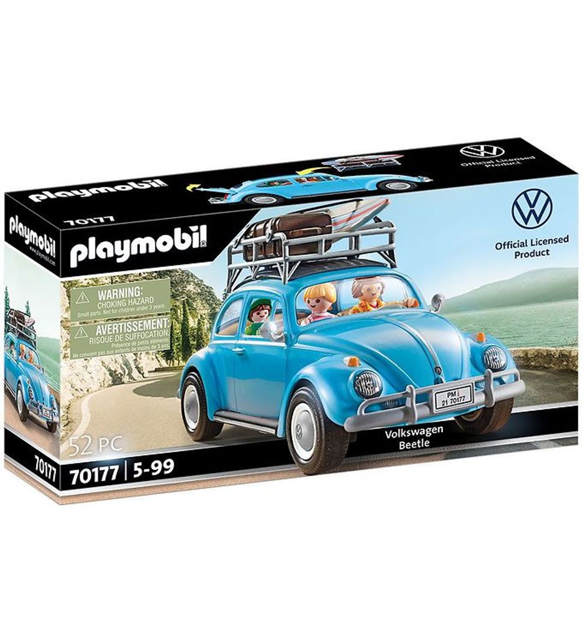 Playmobil - Volkswagen Käfer - Blå - 70177 - 52 Dele