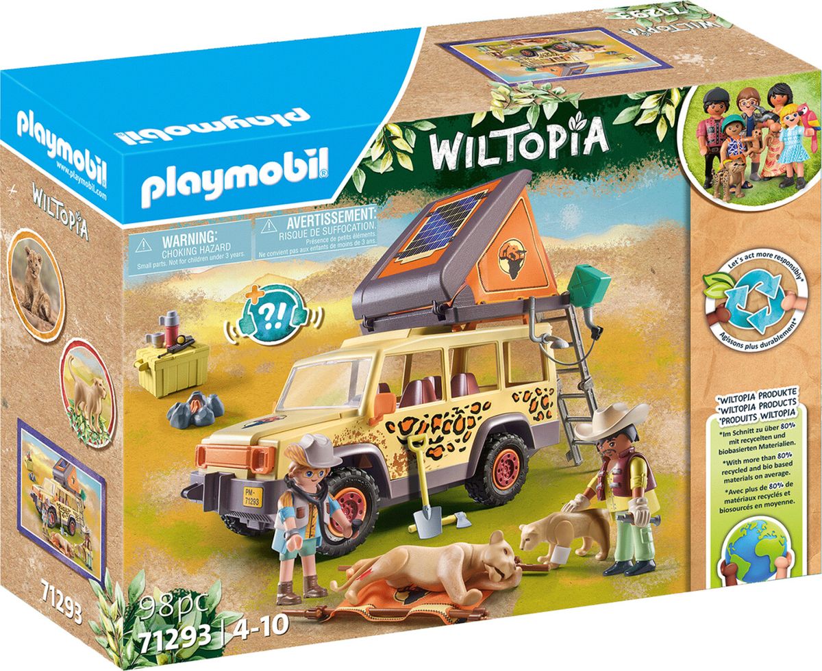 Playmobil Wiltopia - Med Atv Inde Hos Løverne - 71293