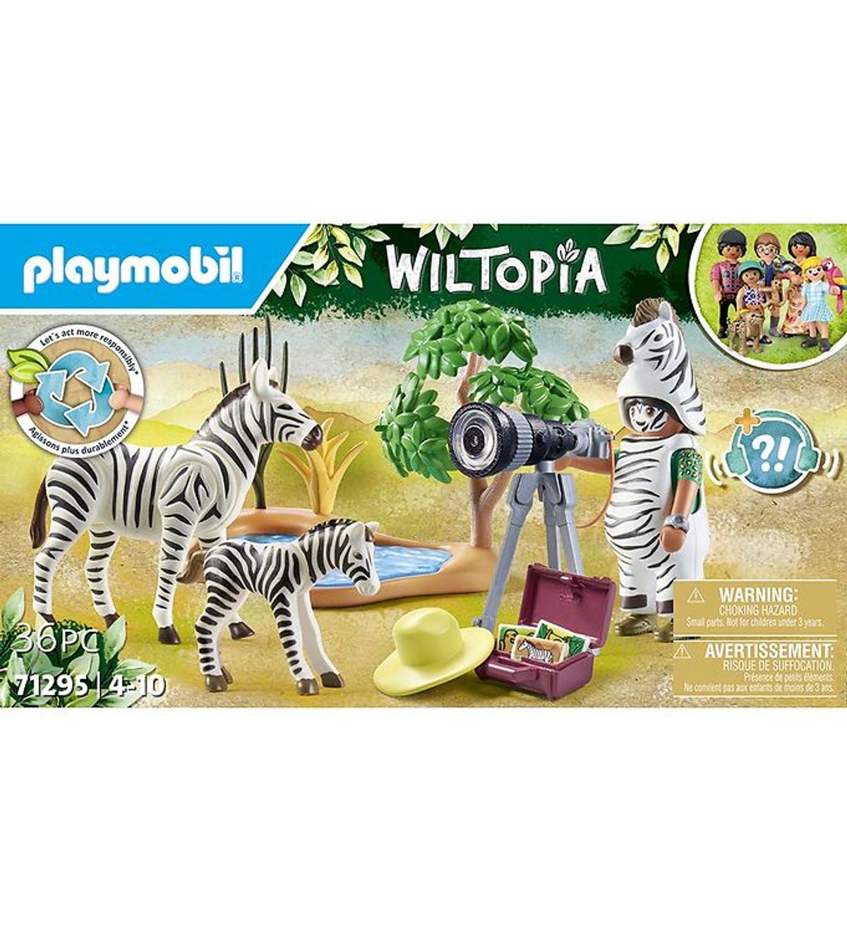 Playmobil Wiltopia - På Farten Med Dyrefotografen - 71295 - 36 D