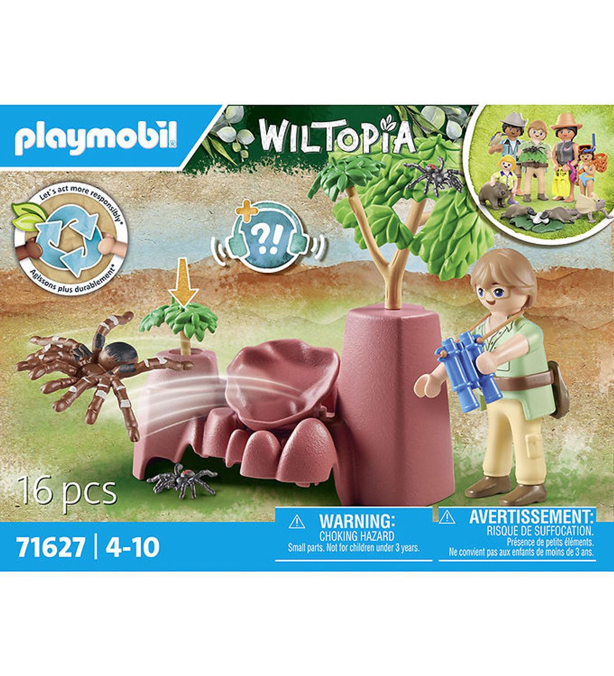 Playmobil Wiltopia - Spider Rocks - 71627 - 16 Dele