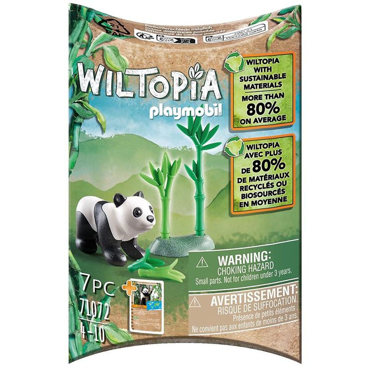 Playmobil Wiltopia - Ung Panda - 71072 - 7 Dele