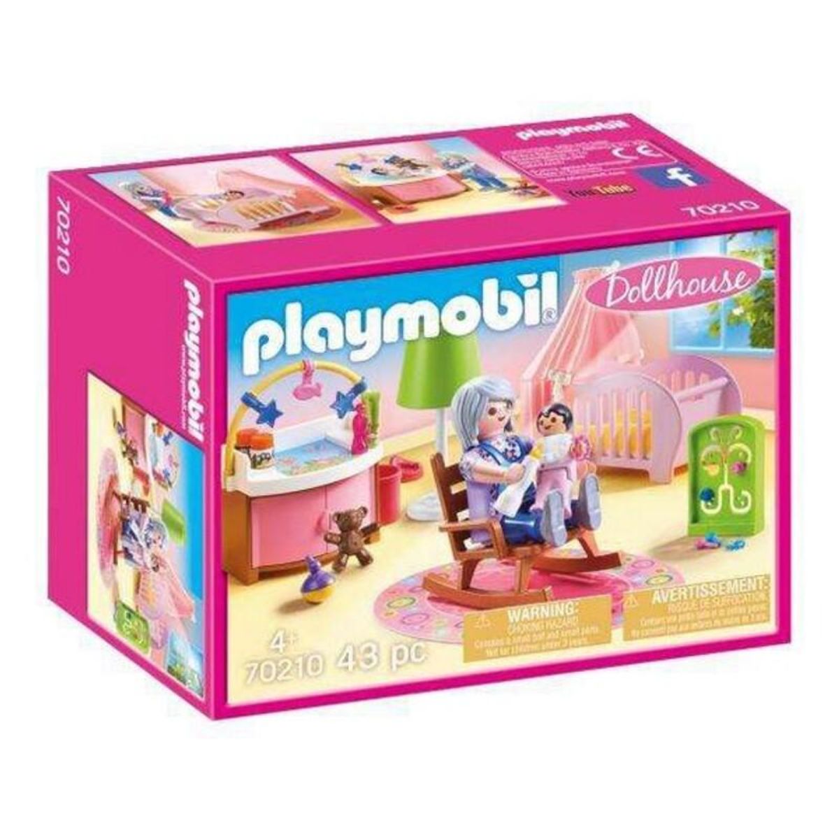 Playset Dollhouse Baby's Room Playmobil 1 Dele (43 stk)