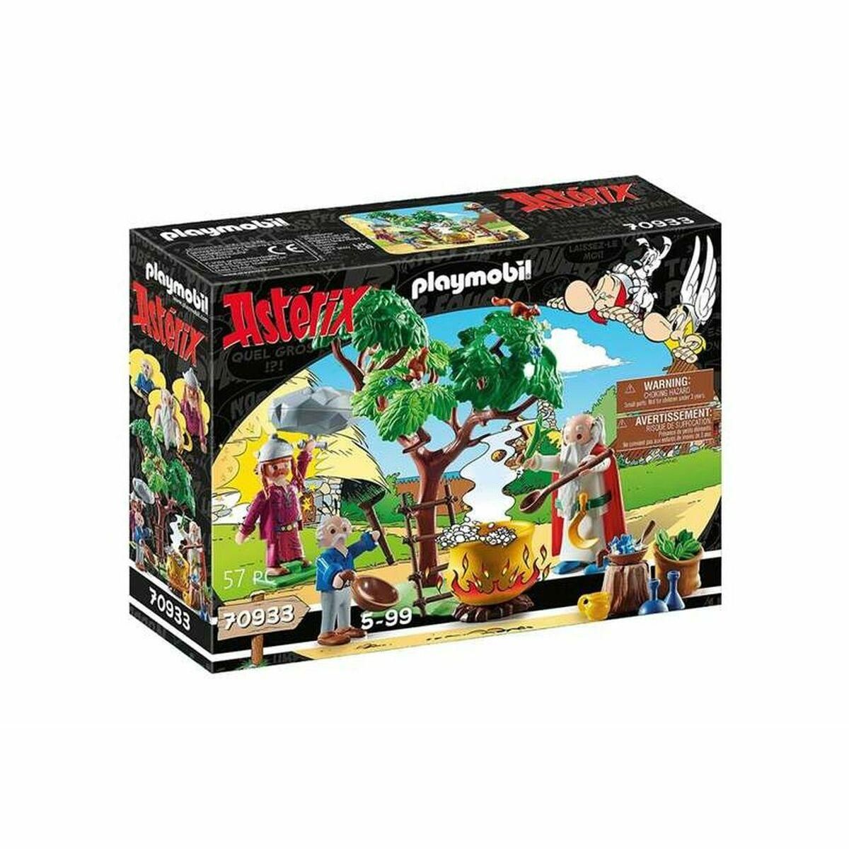 Playset Playmobil Getafix with the cauldron of Magic Potion Astérix 70933 57 Dele