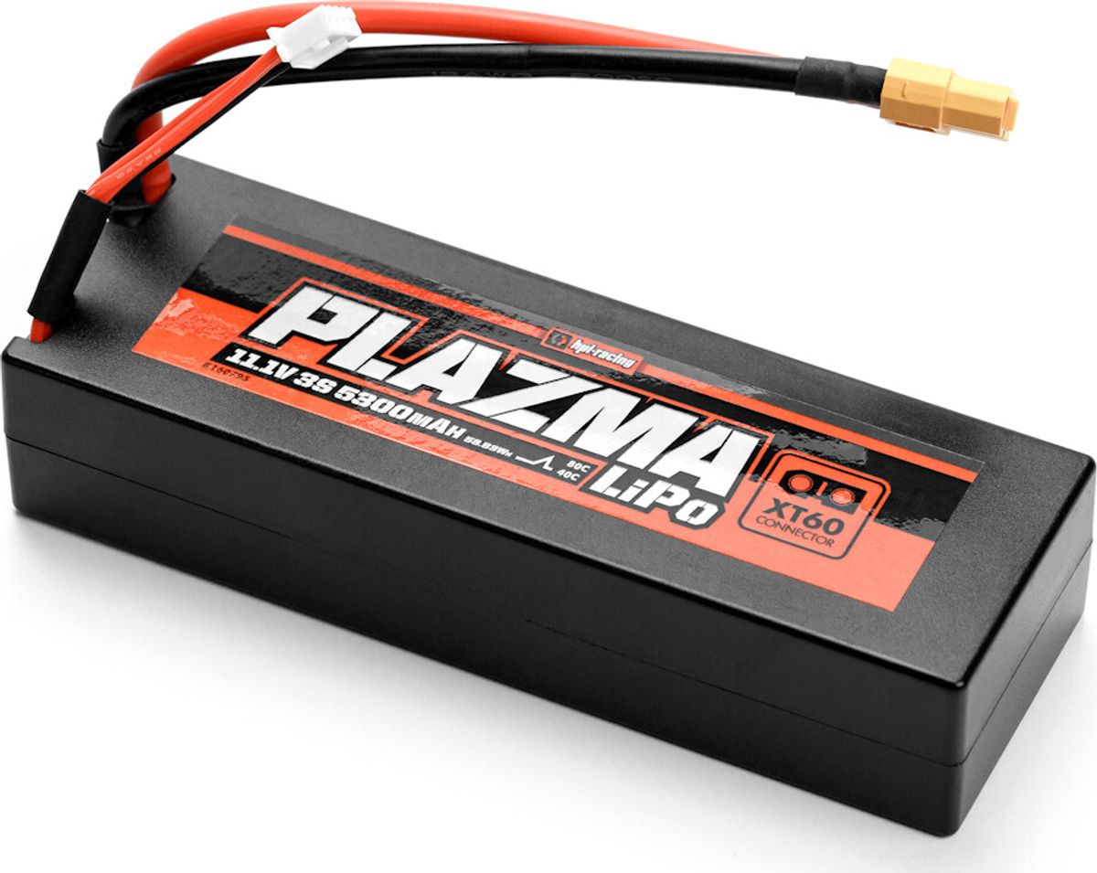 Plazma 11.1v 5300mah 40c Lipo Pack 58.83wh - Xt60 - Hp160795 - Hpi Racing