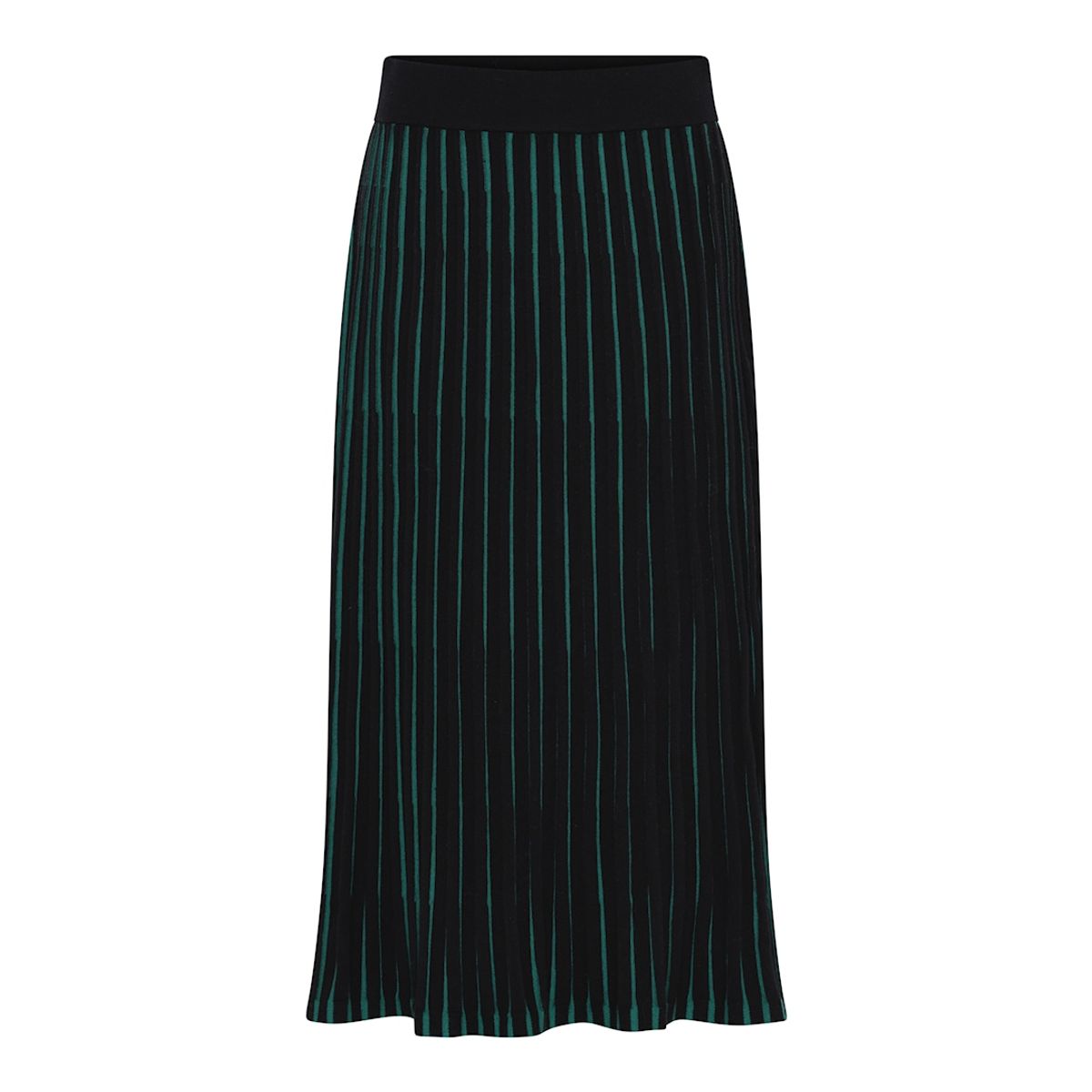 Pleated Fan Knit