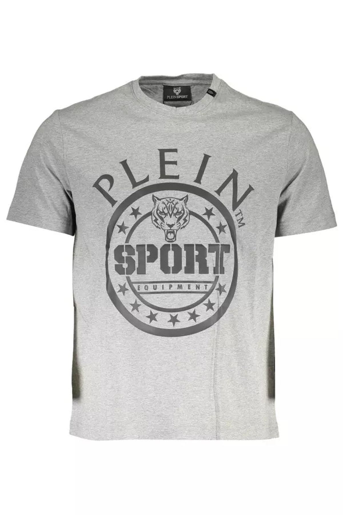 Plein Sport Grå Bomuld T-Shirt