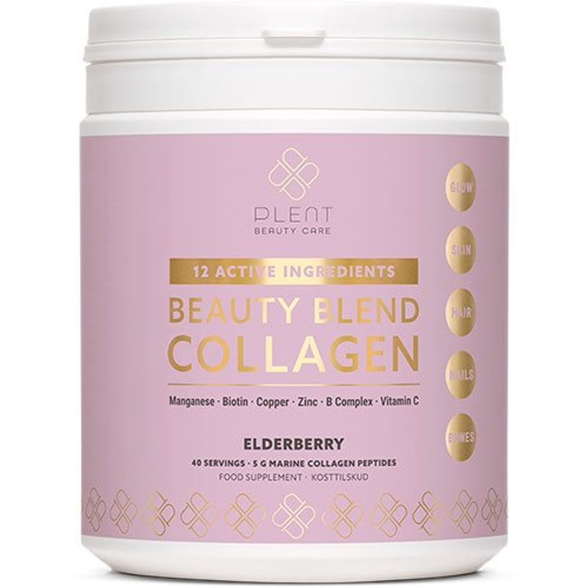 Plent Beauty Blend Collagen Elderberry 277g