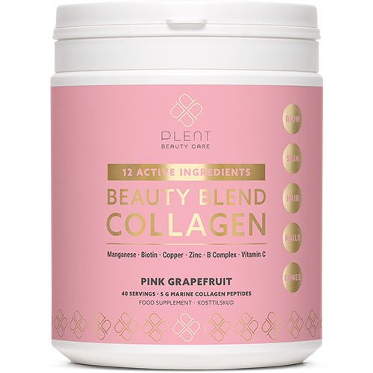 Plent Beauty Blend Collagen Pink Grapefruit 265g