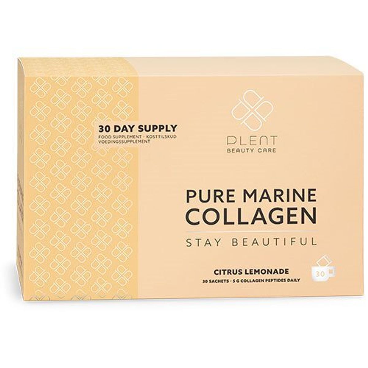 Plent Pure Marine Collagen - Citrus Lemonade 30 x 5 gr