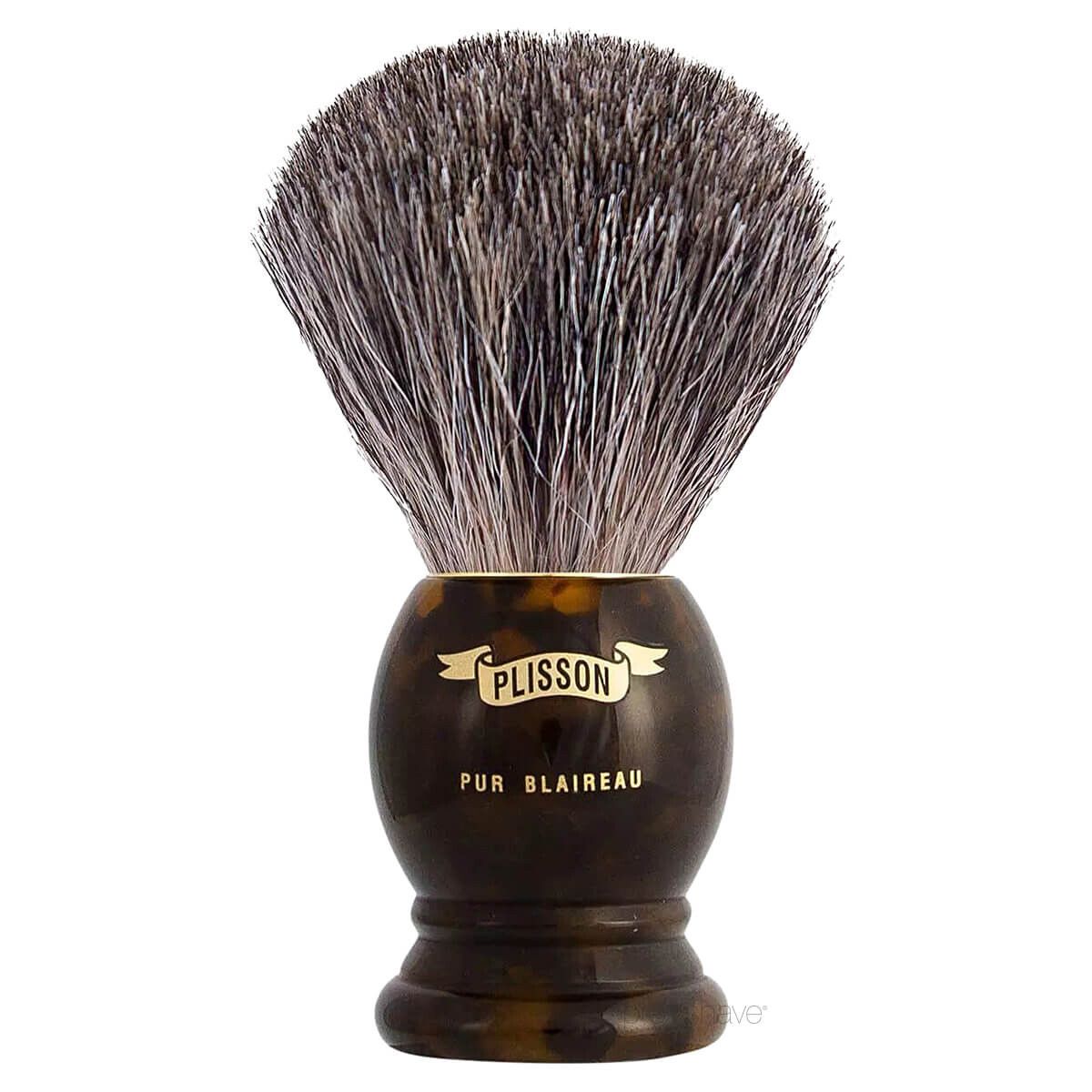 Plisson Barberkost, Russian Grey Badger & Imit. Skildpadde, Original, Str. 12