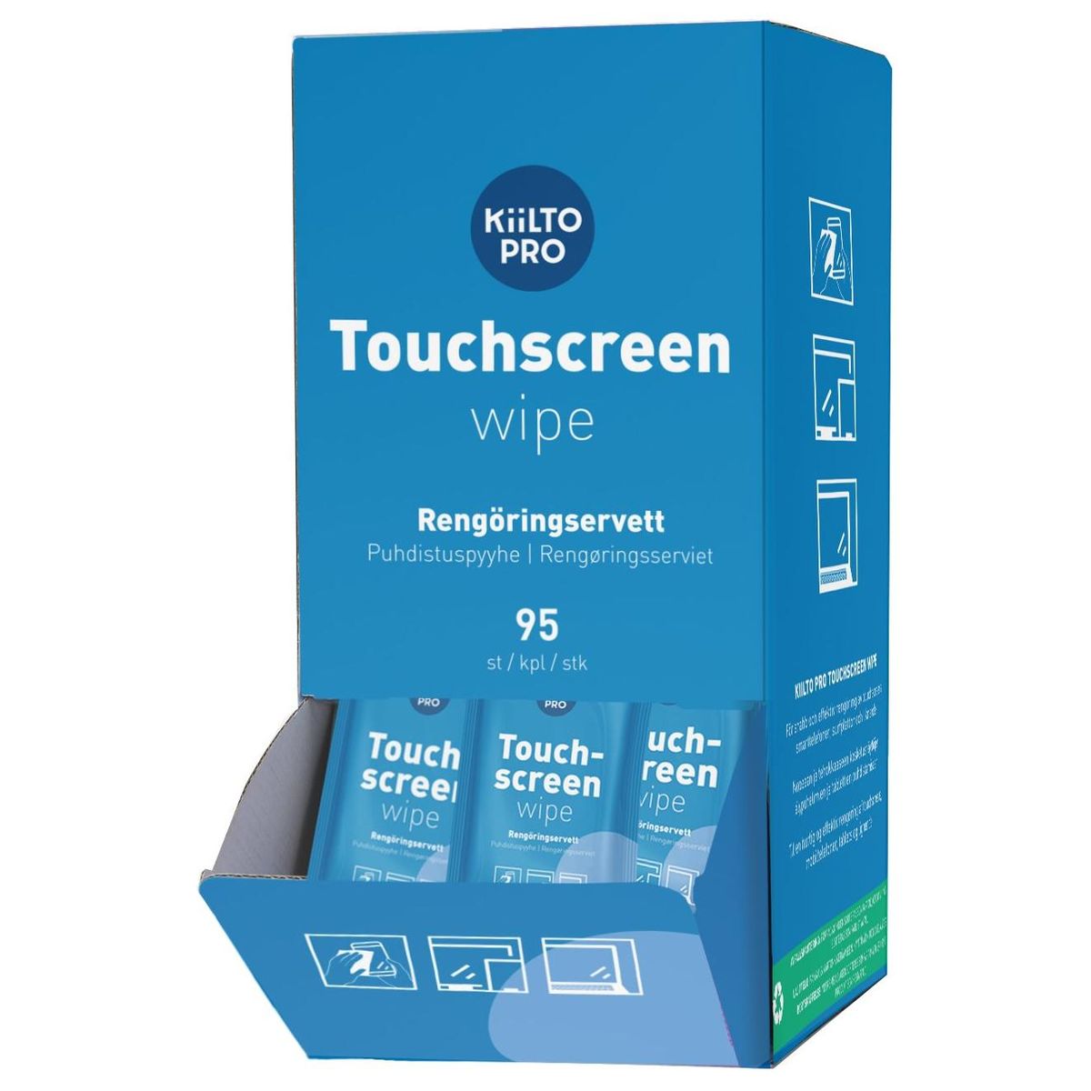 Plum Antibac Touchscreen wipes 95 stk.