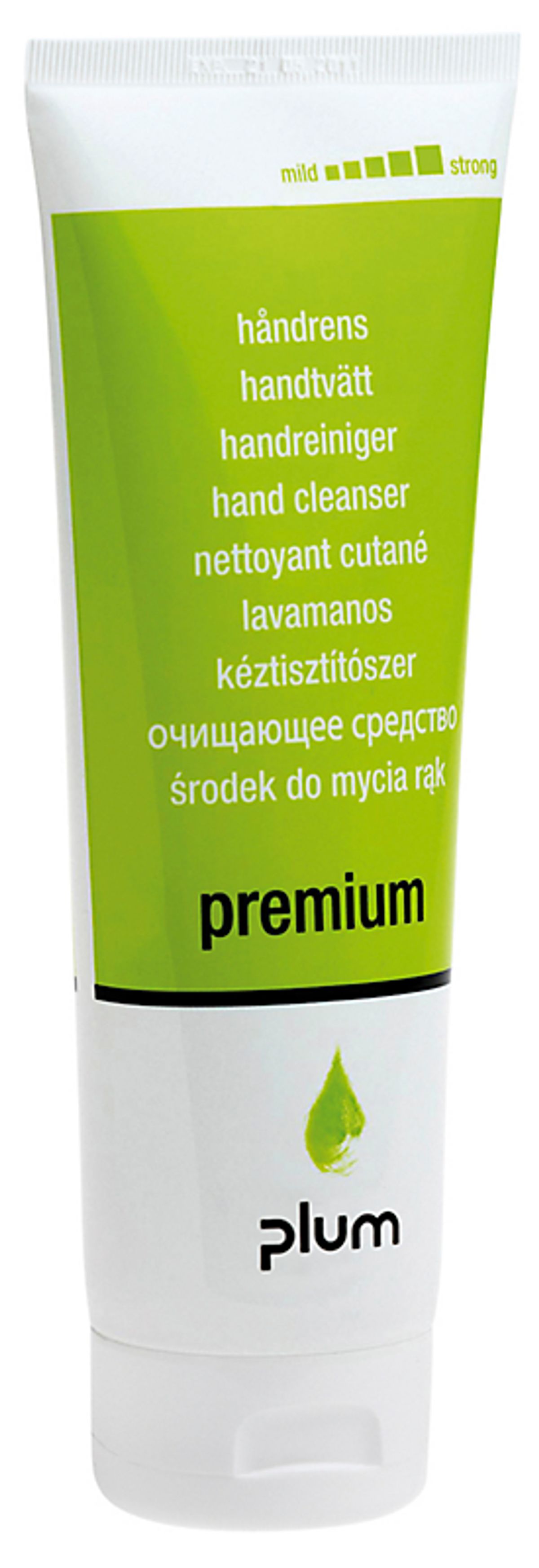 Plum Premium håndrens 250ml, til brug ved stærk tilsmudsning. Svanemærket