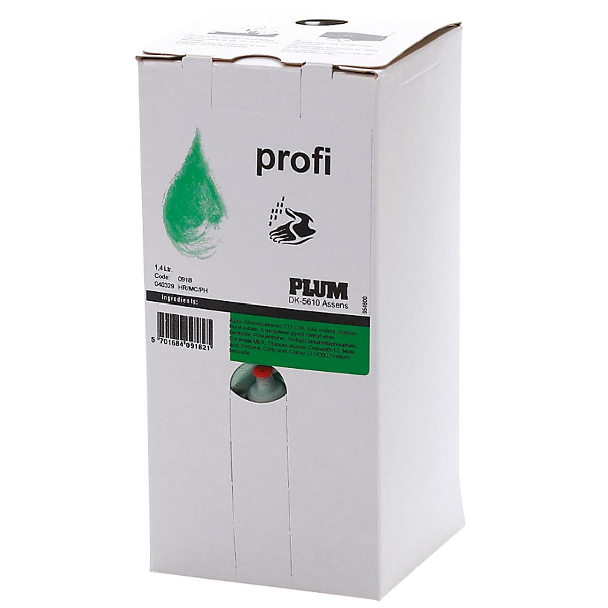 Plum Profi håndrens 1,4 liter, til multiplum system