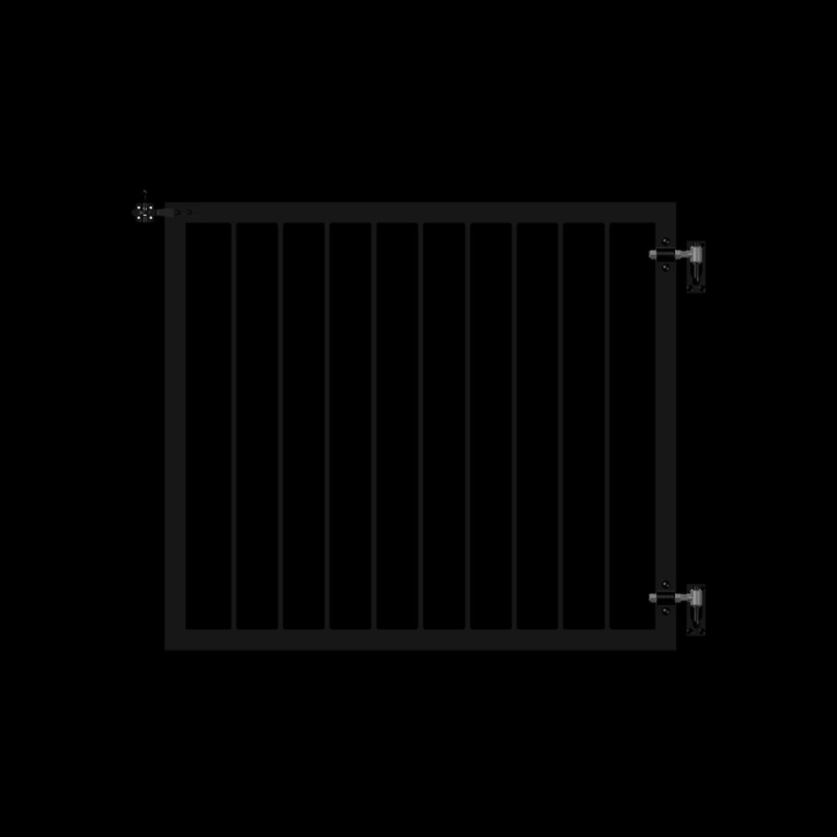 Plus Basic Enkeltlåge - 100Ã85 cm - Sort - 17558-15