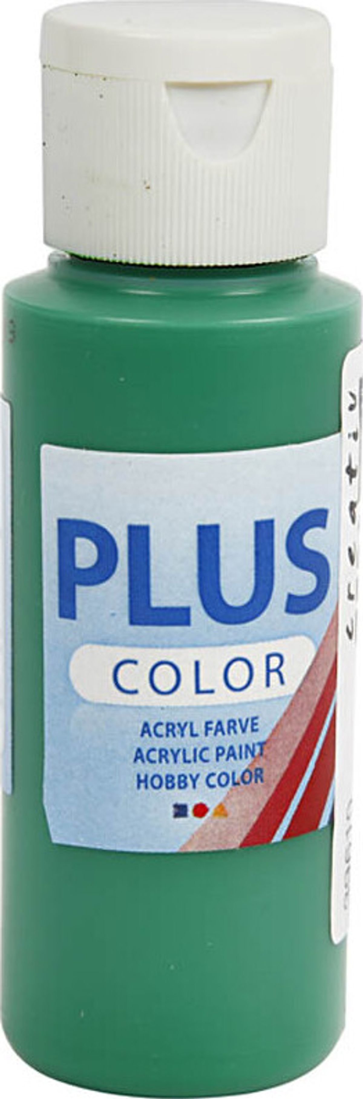 Plus Color Hobbymaling - Akrylfarve - Brilliantgrøn - 60 Ml