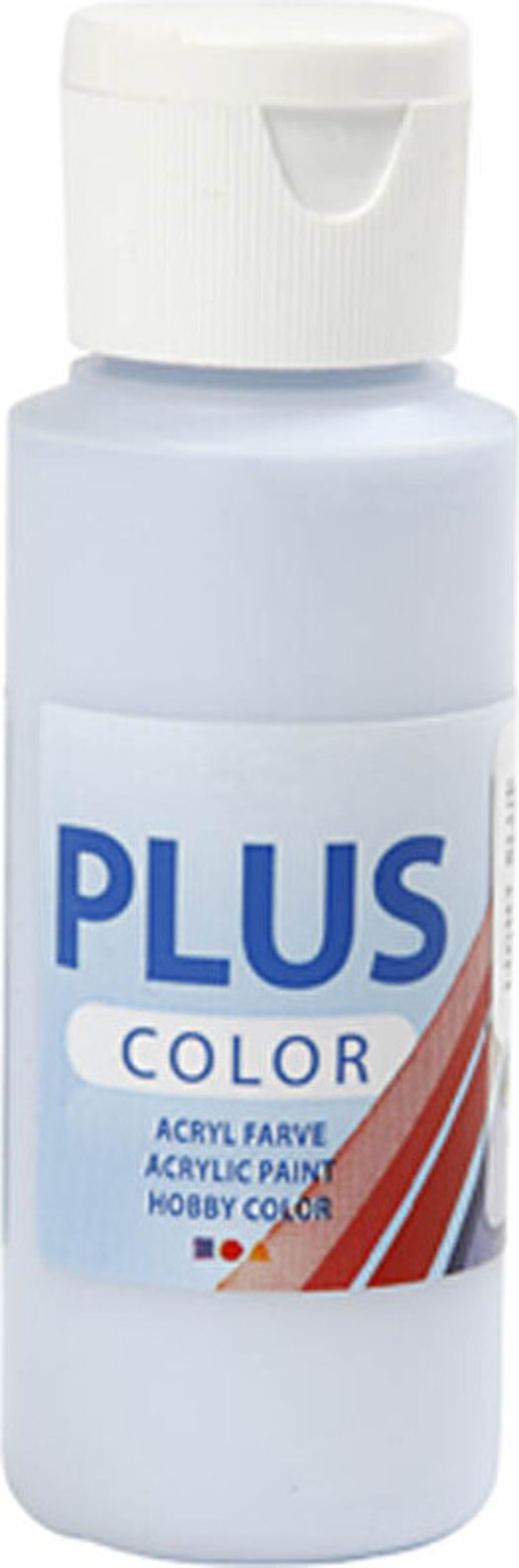 Plus Color Hobbymaling - Akrylfarve - Lyseblå - 60 Ml