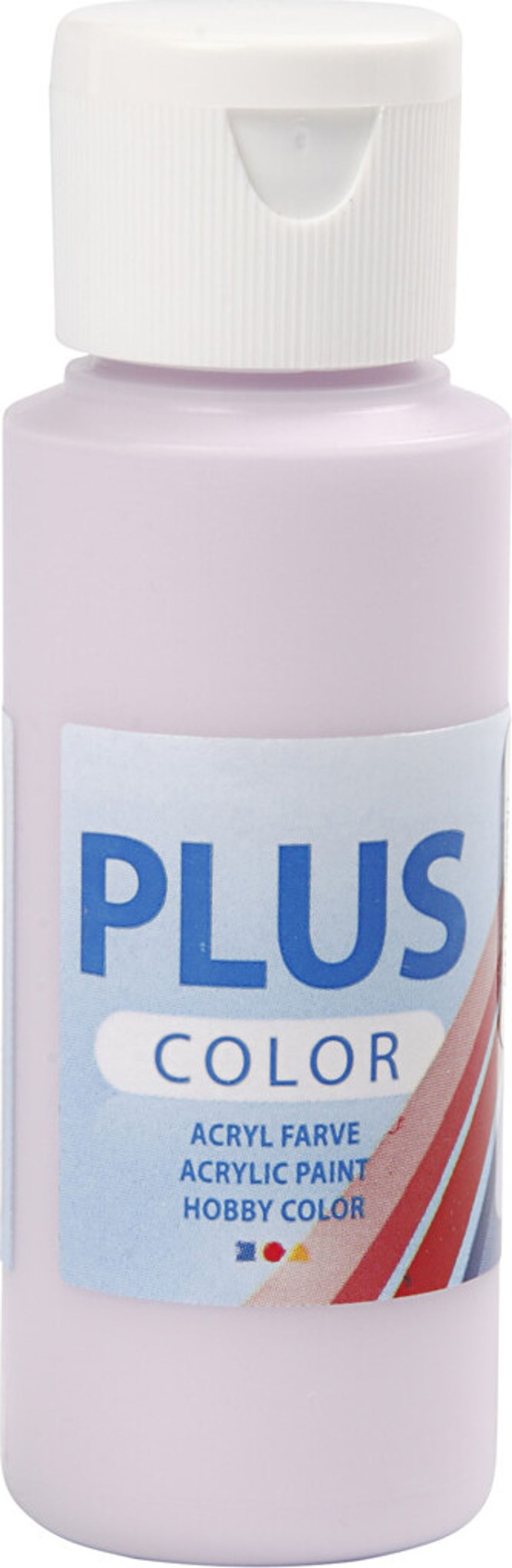 Plus Color Hobbymaling - Akrylfarve - Pale Lilac - 60 Ml