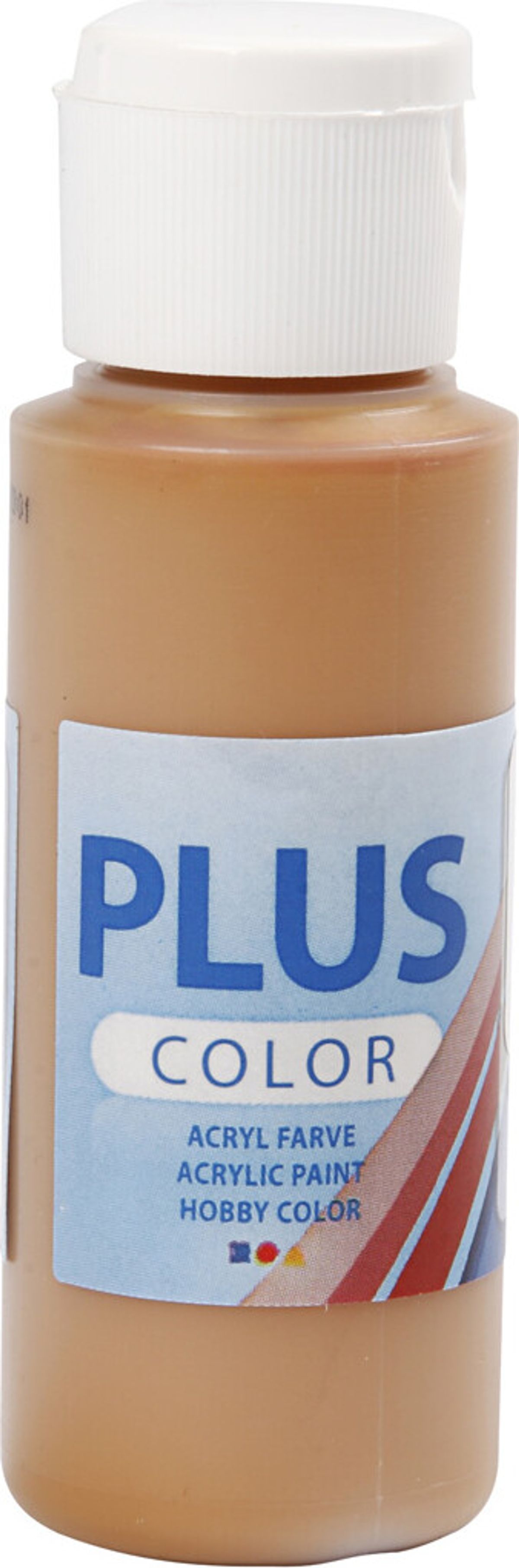 Plus Color Hobbymaling - Akrylfarve - Raw Sienna - 60 Ml