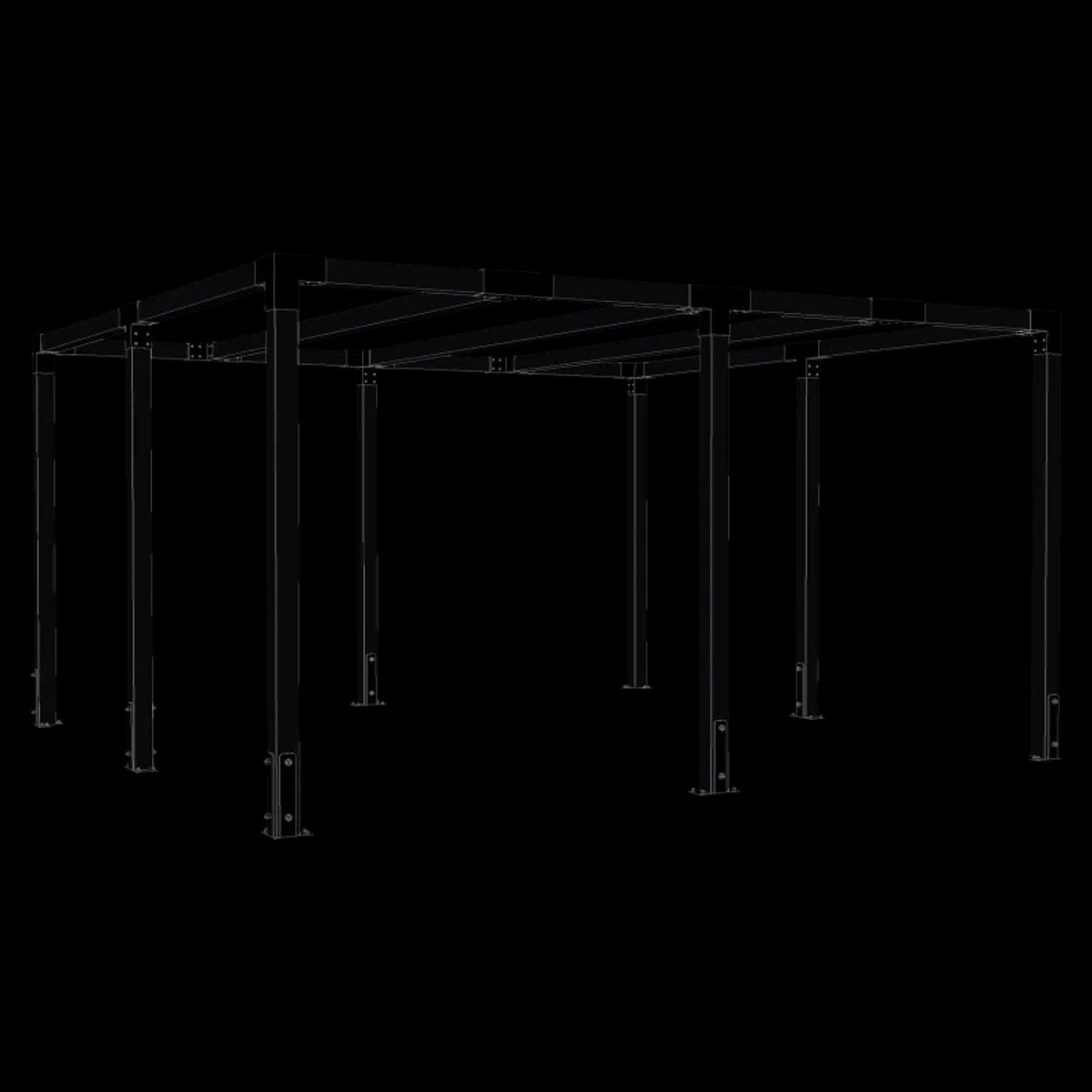 Plus Cubic Pergola - 387x387x217 - 179096-15