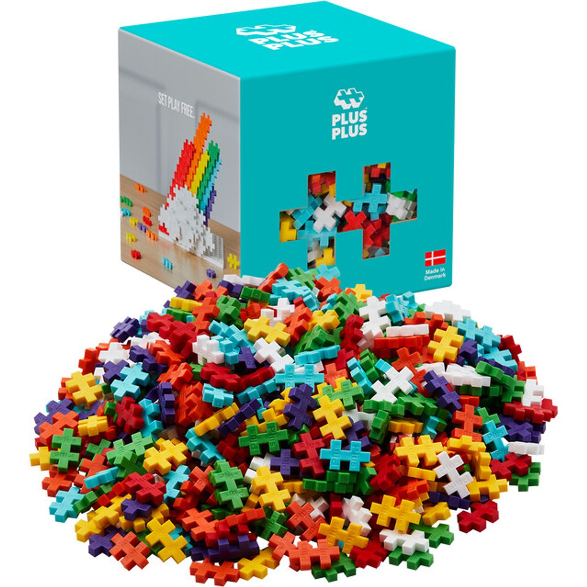 Plus Plus - Plus-plus Rainbow - 600 Pcs (3976)