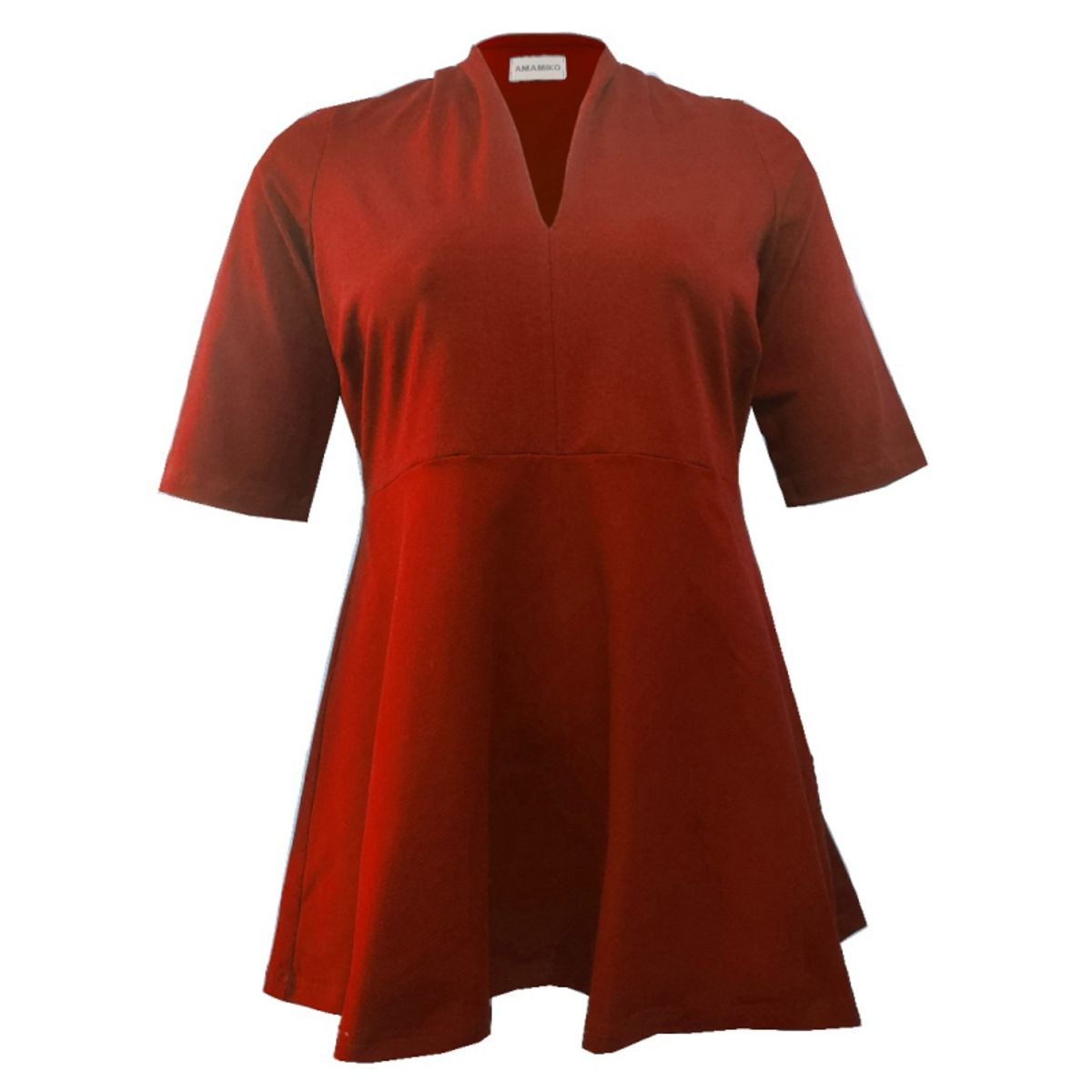 Plus size bluse - Sendai Red