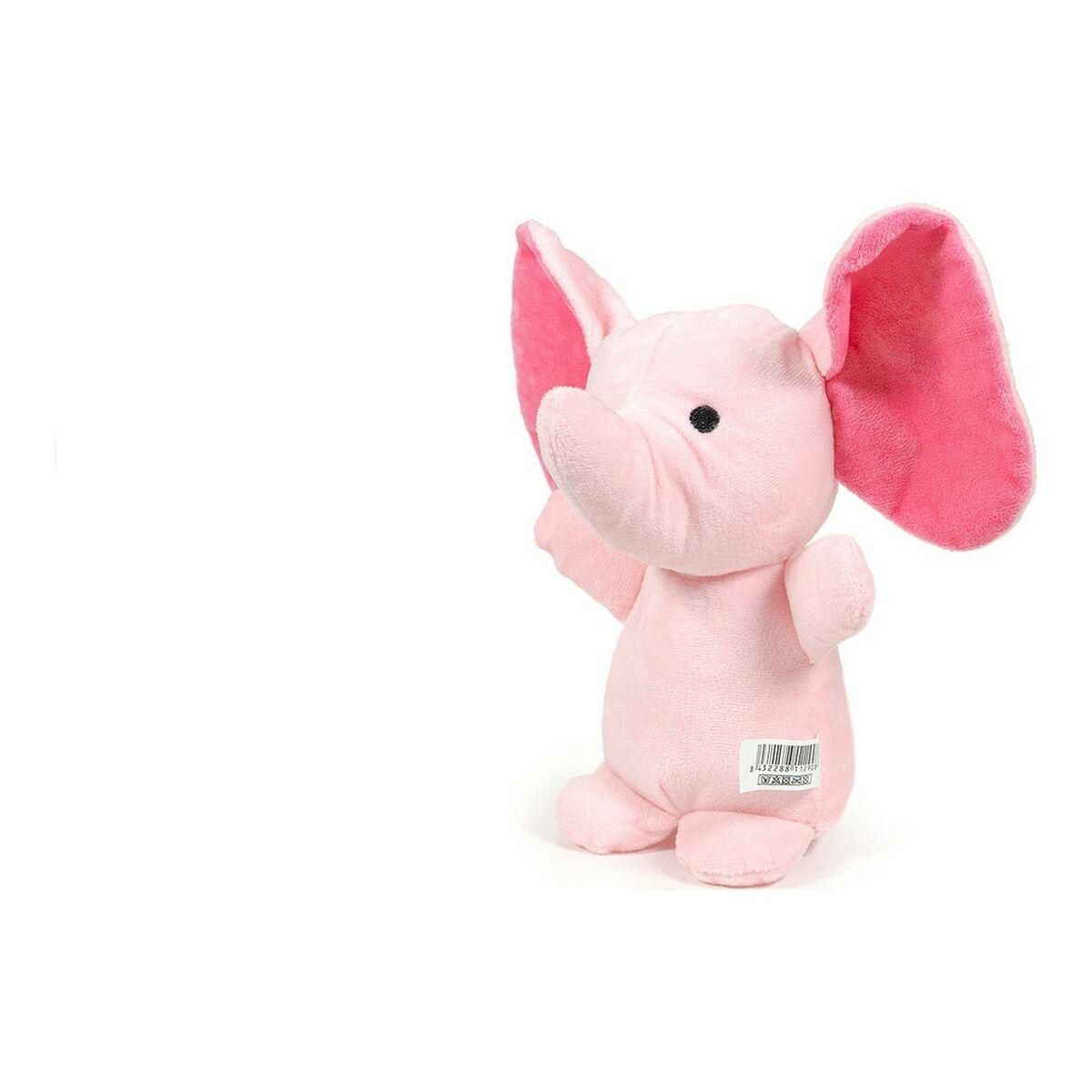 Plush legetøj til hunde Gloria Hoa Pink 10 cm Elefant