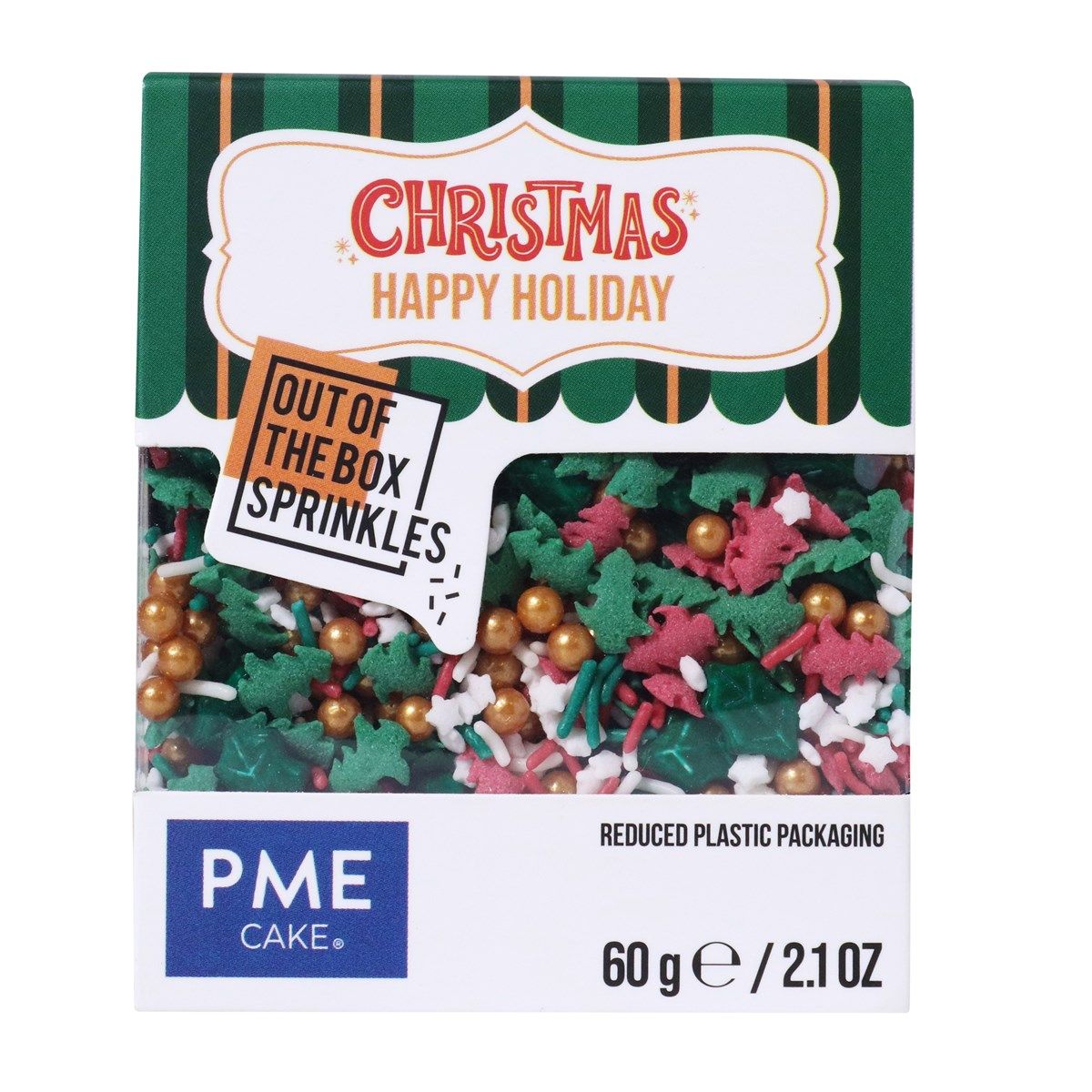 PME - Christmas "Out of the Box" Sprinkles Happy Holidays, 60g