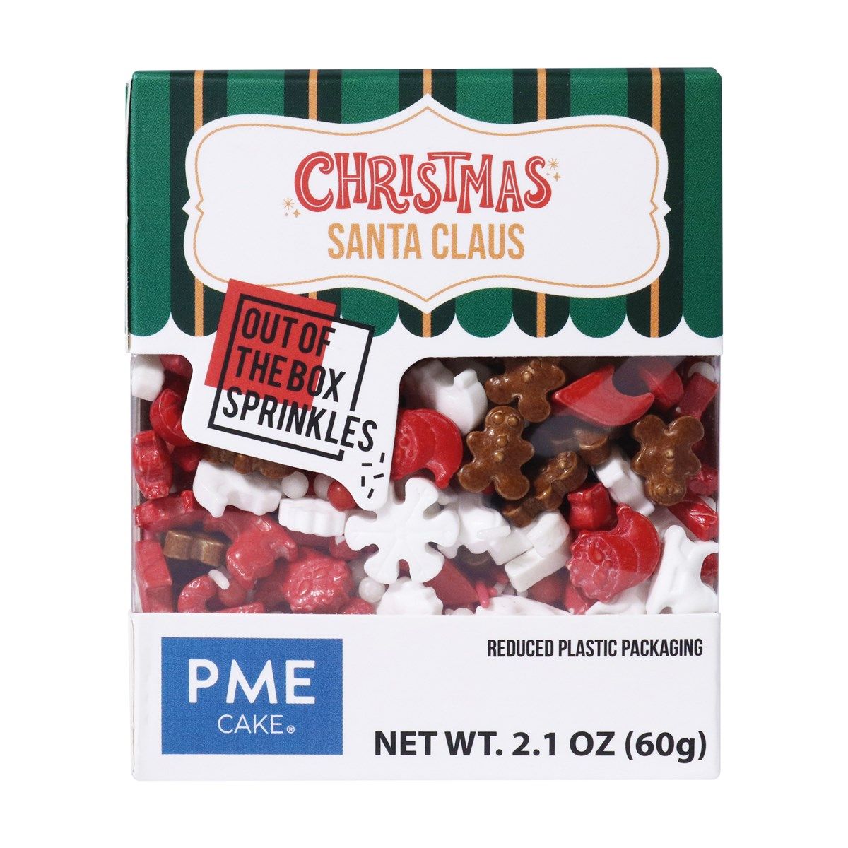 PME - Christmas "Out of the Box" Sprinkles Santa Claus, 60g,