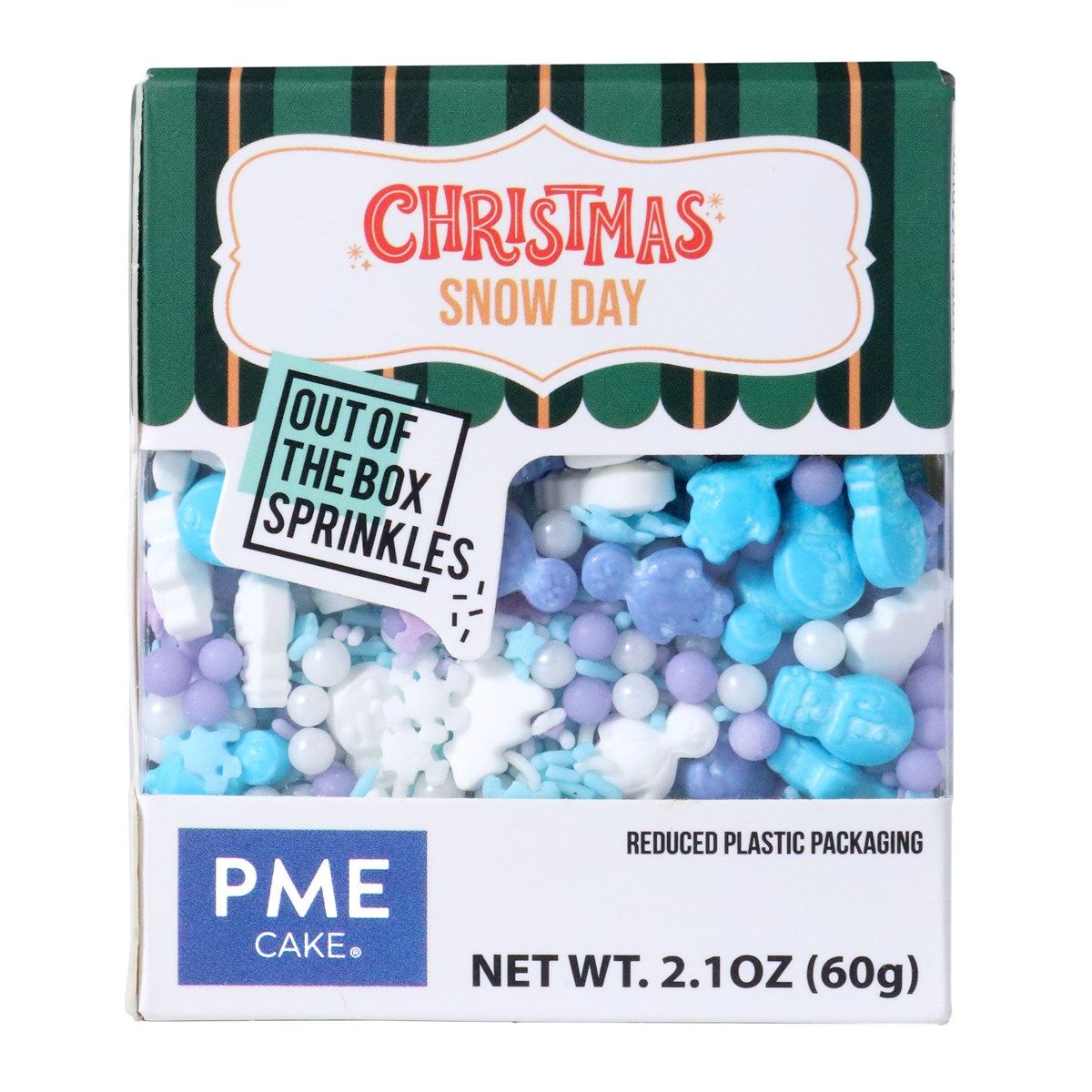 PME - Christmas "Out of the Box" Sprinkles Snow Day, 60g