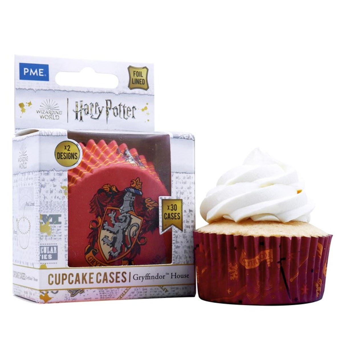 PME - Gryffindor Muffinsforme Metalfolie, 30 stk