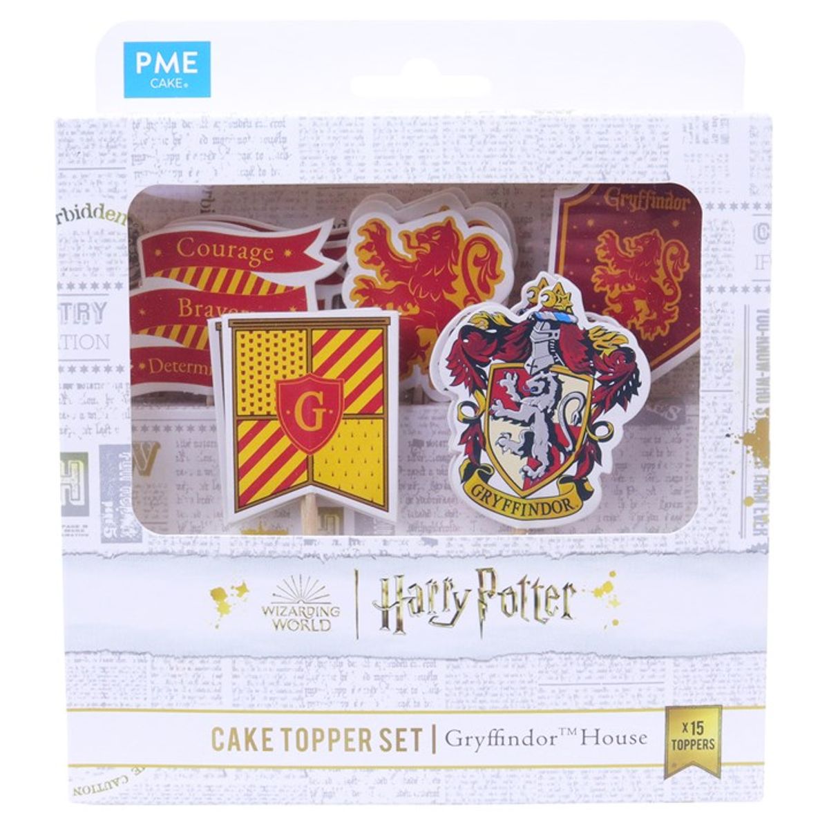 PME - Gryffindor Toppers, 15 stk