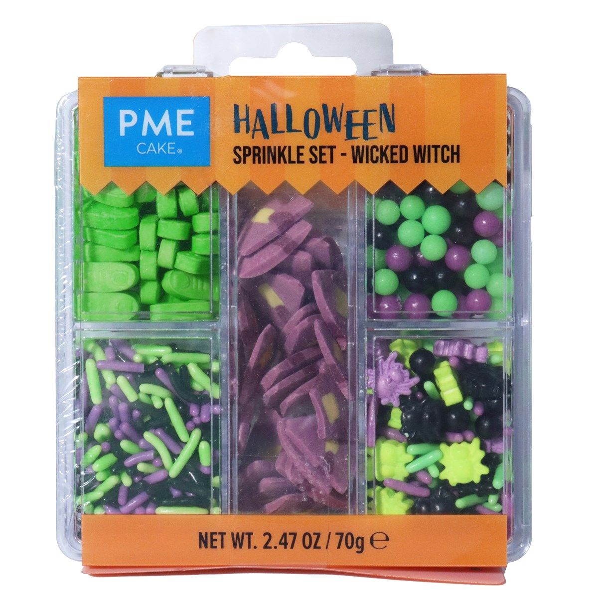 PME - Halloween 5-i-1 Sprinkle Sæt Wicked Witch, 70g