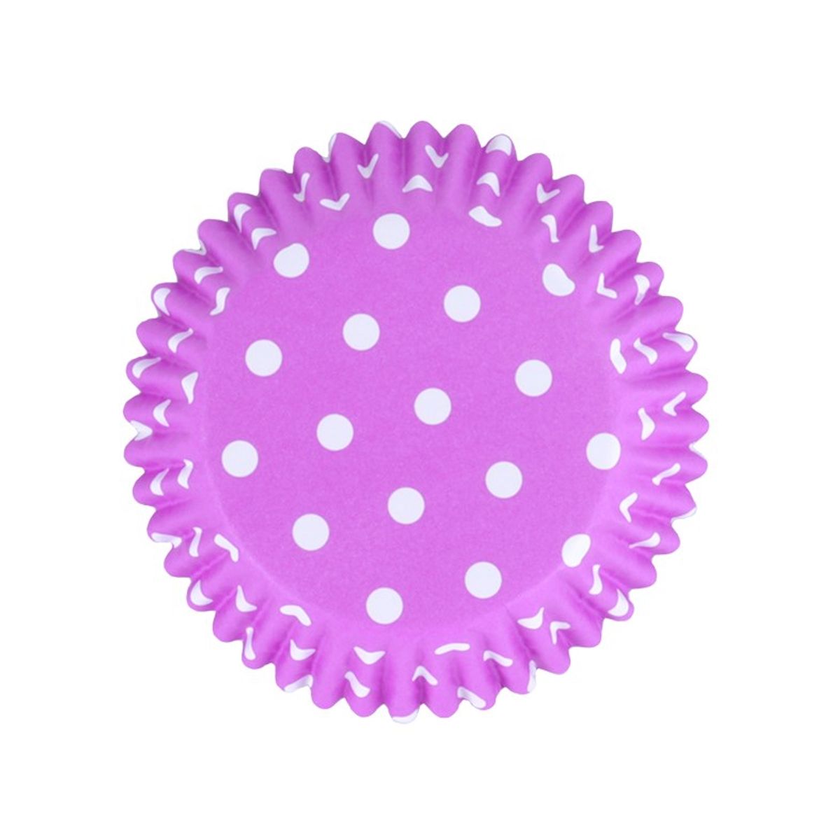 PME - Purple Polka Dot Muffinsforme, Metalfolie 30 stk