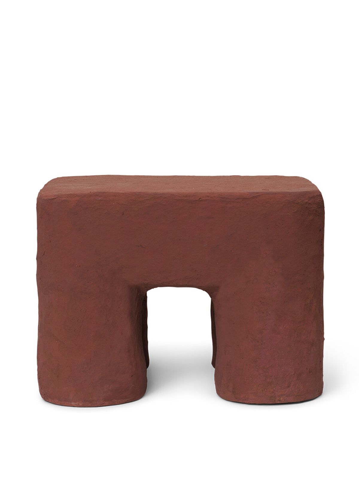 Podo Stool fra Ferm Living (Red brown)