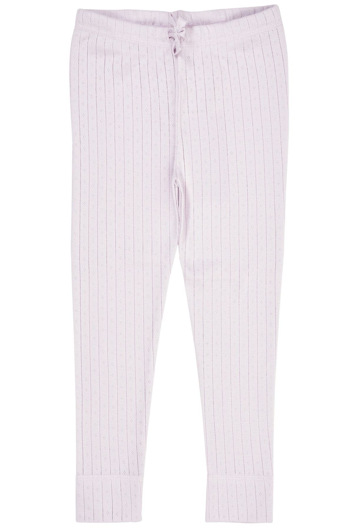 POINTELLE JUNIOR LEGGINS M. BINDEBÅND - LAVENDER - LAVENDER / 104