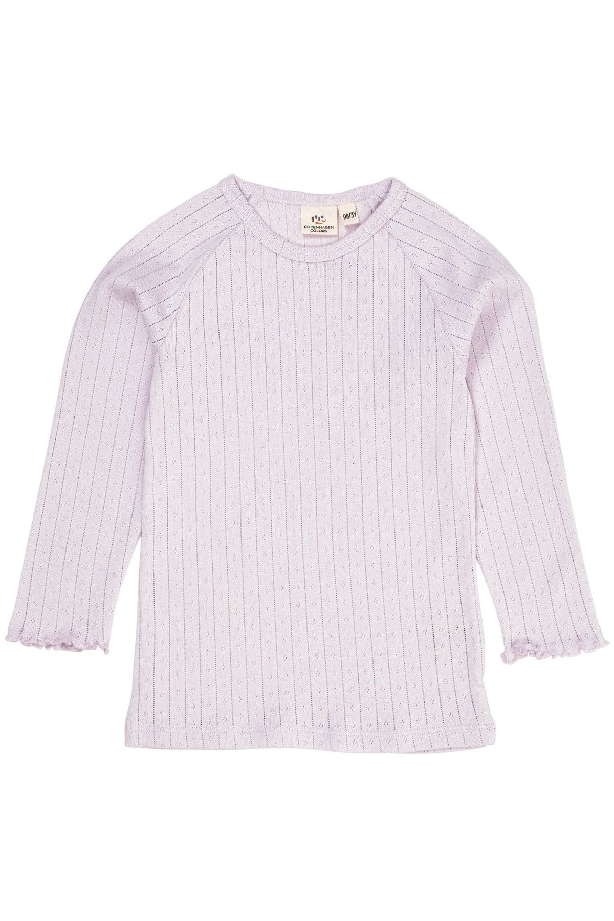 POINTELLE JUNIOR LS T-SHIRT - LAVENDER - LAVENDER / 92